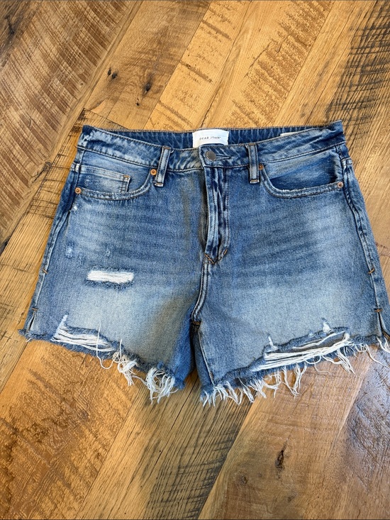 Dear John Pants - Dear John Distressed Denim Shorts with Frayed Hem